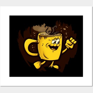 Coffee & Finger Guns Posters and Art